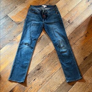 Lucky Brand Blue Mid Rise Straight Jeans